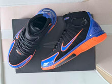 Nike Zoom Kobe 4 Basketball Shoes Black Blue Orange