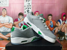 Jordan 5 Retro Low Gray Green Sneakers