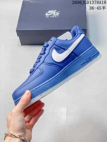 Nike Air Force 1 Low Blue and White Sneakers