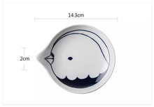 Cat Shaped Japanese Ceramic Plate