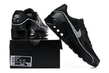 Nike Air Max 90 Black and Silver Sneakers