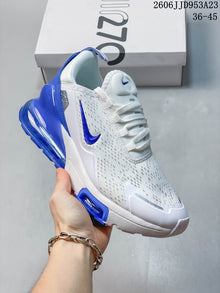 Nike Air Max 270 Sneakers White and Blue AQ9164-102