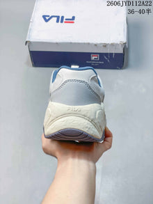 FILA Mars Retro Chunky Sneakers in White and Blue 612520ASUOI