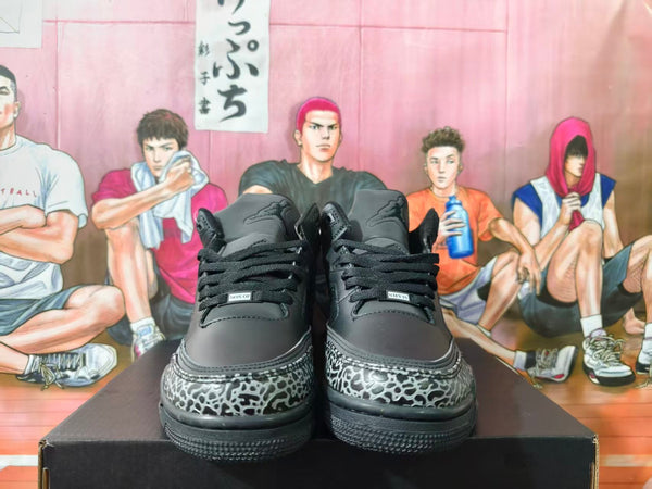 Jordan 3 Black Elephant Print Sneakers