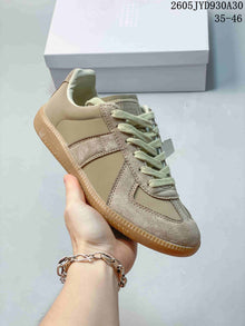 Maison Margiela Replica Low-Top Sneakers in Taupe and Gum