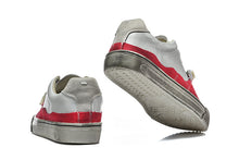 Golden Goose Super-Star Low-Top Sneakers Red and Gray