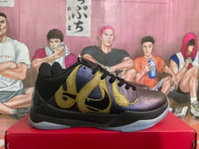 Nike Kobe 5 Basketball Shoes Purple and Black Gold