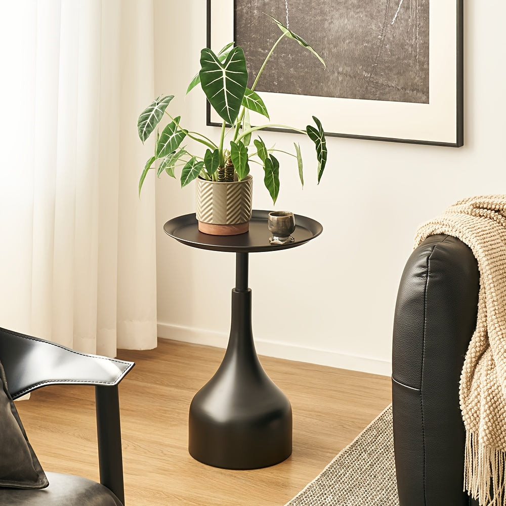 European And American-style High-end Side Tables, Glass-top Side Tables for Sofas, Simple Bedside Tables, Lightweight And Mobile Circular Coffee Tables for Balconies, And Durable Wrought Iron Corner Tables with Creative Designs.