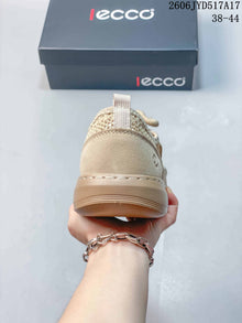 ECCO Mesh Lace-Up Sneakers, Beige, 06JYD517A17