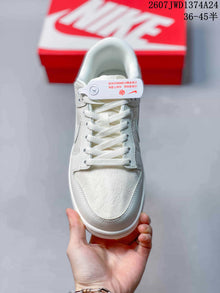 Nike SB Dunk Low Pro White Low-Top Sneakers
