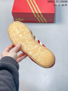 adidas Gazelle Low-Top Sneakers Red and White