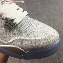 Jordan Air Jordan 4 Laser White Platinum Sneakers