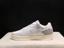 BAPE Sta Low-Top Sneakers White Beige Gray