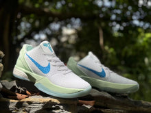 Nike Kobe 6 Haliburton PE Basketball Shoes, White and Green