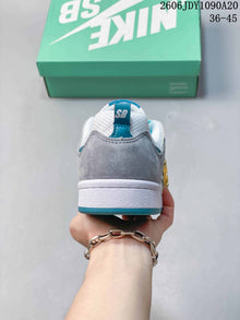 Nike SB Alleyoop Low-Top Skate Shoes in Gray and Teal