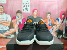 Jordan Basketball Sneakers Black Gray White with Orange Accents