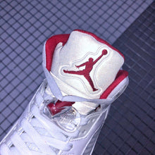 Air Jordan 5 Fire Red White Black Red Sneakers