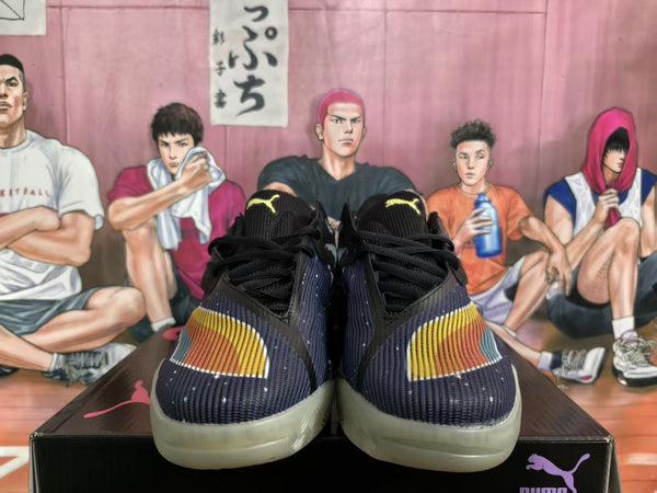 Puma Basketball Shoes in Navy, Yellow and Black