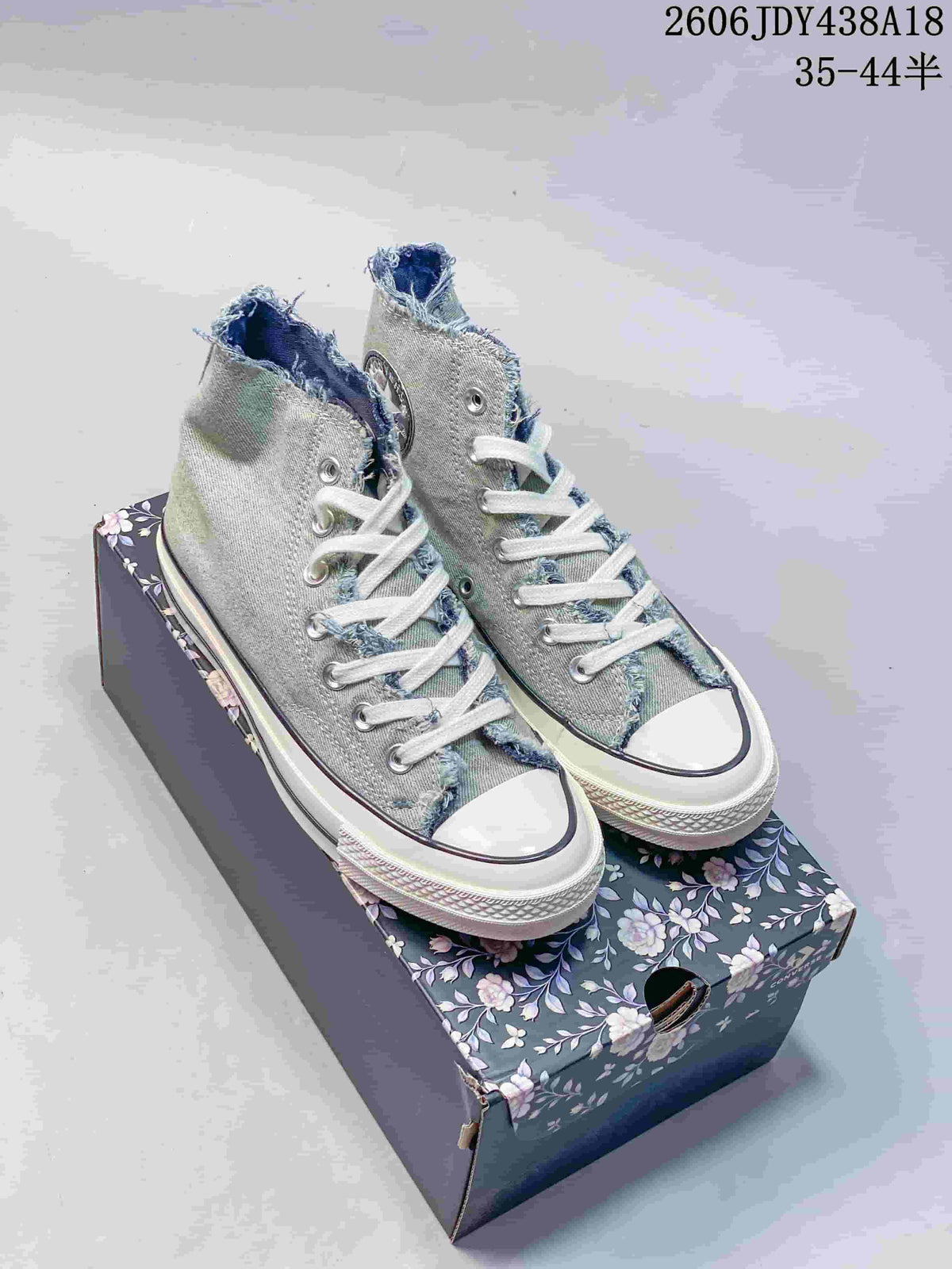 Converse Chuck Taylor All Star High-Top Washed Denim Sneakers A21363C