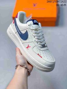Nike Air Force 1 '07 Low White Navy Red Sneakers