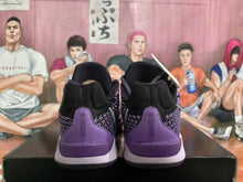 Nike Black and Purple Basketball Sneakers