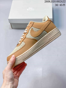Nike Air Force 1 '07 Low Sneakers in Tan and Cream