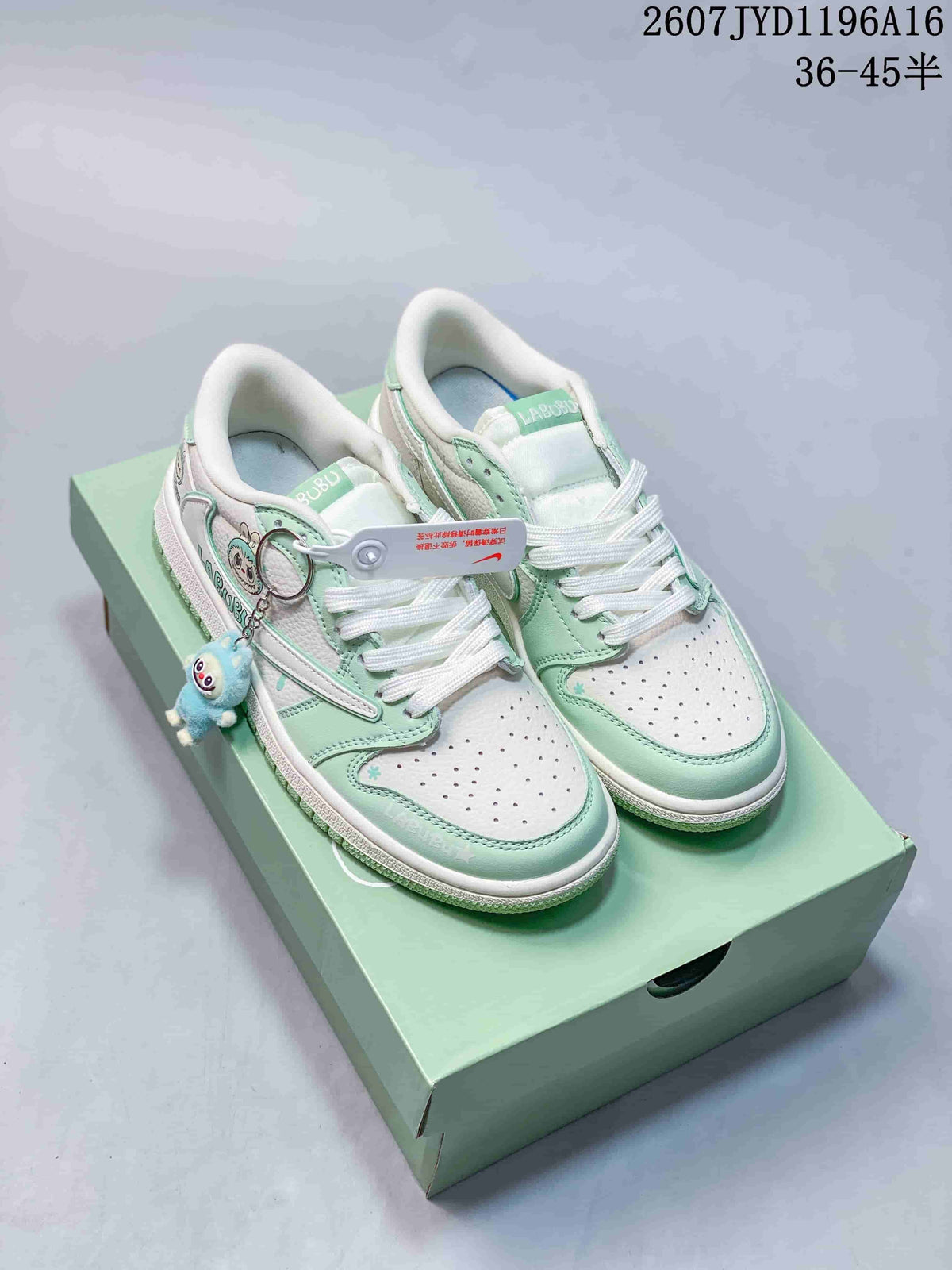 Jordan Air Jordan Low Labubu Mint White Sneakers 2607JYD1196A16