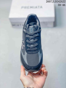 Premiata Lander Trainers Dark Navy and Gray 712800TIT
