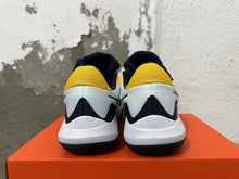 Nike Basketball Shoes, White, Navy and Yellow