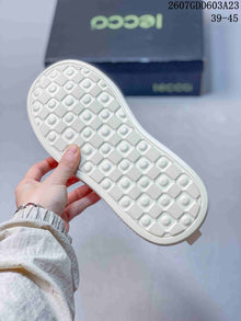 ECCO Navy and White Casual Sneakers 2607GDD603A23