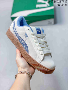 PUMA Suede XL Crush Sneakers White Blue Gum 2607JGD217A17