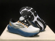 Brooks Glycerin 21 Men's Running Shoes White Blue