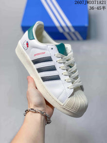 Adidas Superstar Supermodified White Teal Sneakers 2607JWD371A21