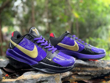 Nike Kobe 5 Basketball Shoes in Purple, Black and Gold