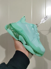Balenciaga Triple S Clear Sole Sneakers Mint Green