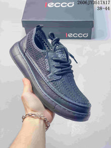 ECCO JYD517A17 Mesh Lace-Up Shoes