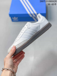 Adidas Samba Sneakers White and Gray