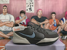 Nike Gray Basketball Sneakers with Blue Swoosh