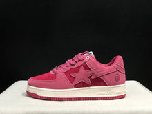 BAPE Bape Sta Low-Top Sneakers Pink and Cream