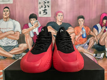 Adidas Basketball Shoes, Black and Red High-Top