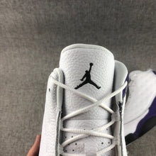 Air Jordan 13 Lakers White and Purple Sneakers