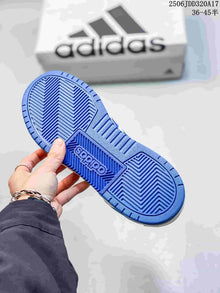 adidas Entrap White and Royal Blue Retro Sneakers