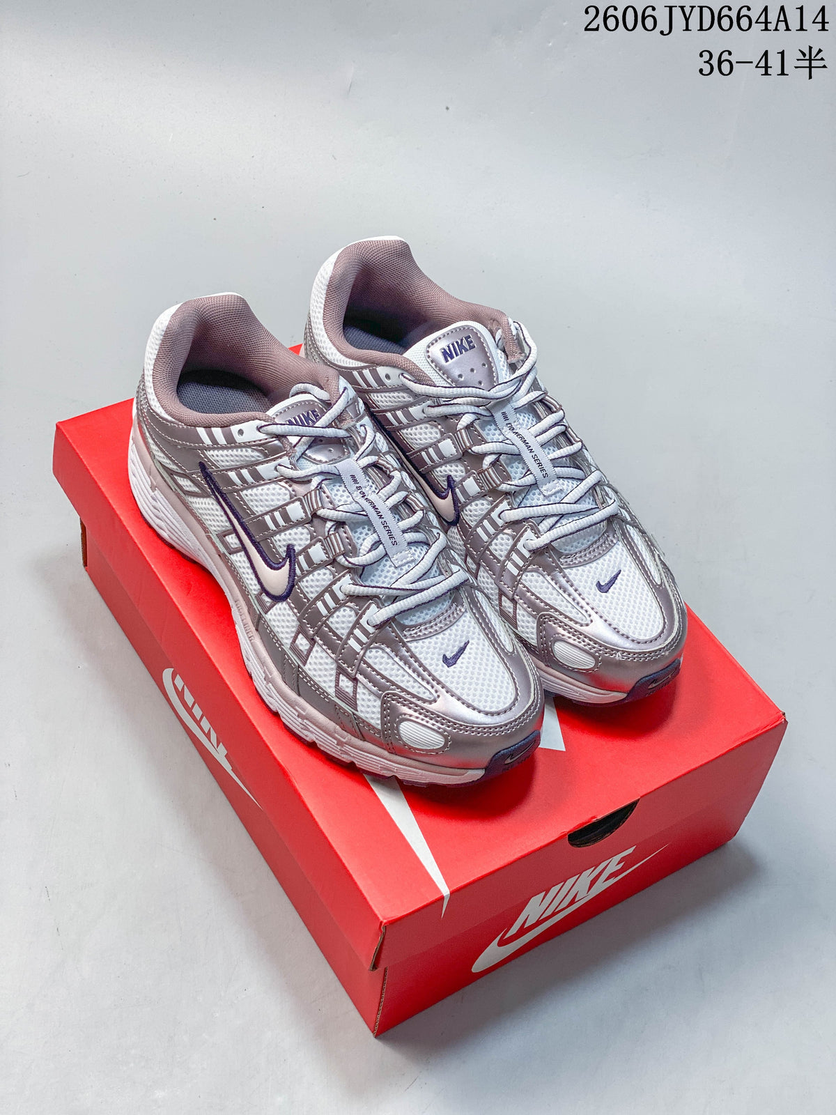 Nike P-6000 Sneakers in Silver and Purple