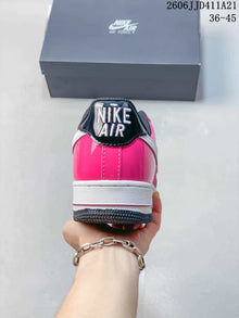 Nike Air Force 1 '07 Low Pink and White Sneakers