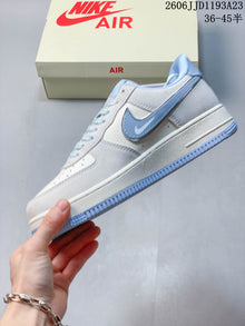 Nike Air Force 1 Icy Blue Ghost Graphic Sneakers