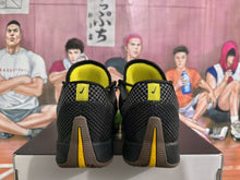 Nike Black and Green Basketball Sneakers