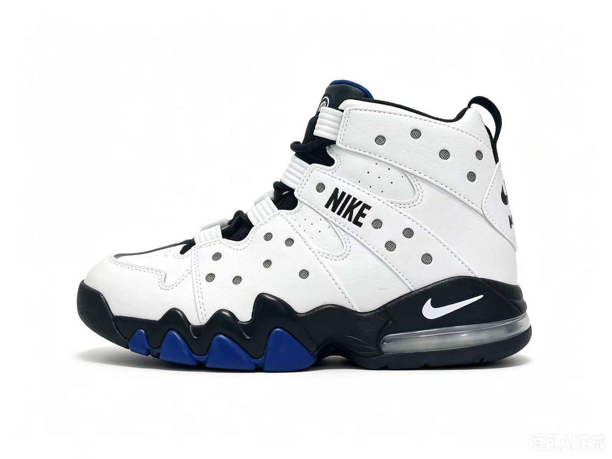 Nike Air Max CB 34 White Black Blue High-Top Sneakers