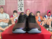 Nike Purple Snake Basketball Sneakers Black Purple Gold