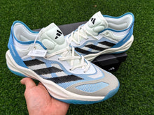 Adidas Adizero White and Blue Court Shoes