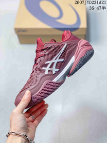 ASICS Court FF 3 Novak Low-Top Tennis Shoes Burgundy